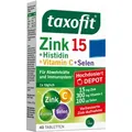 Produktbild: Taxofit Zink 15 + Histidin + Selen Depot-Tabletten 40 St
