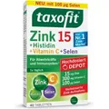 Produktbild: taxofit Zink + Histidin + Vitamin C Tabletten, 40 Stück