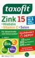 Produktbild: Nahrungsergänzungsmittel: taxofit Zink + Histidin + Vitamin C + Selen Tabletten