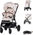 Produktbild: Chipolino Kinderwagen Ultera Buggy klappbar Korb Federung Hinterradbremse Gurt hellbraun
