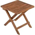 Produktbild: Beistelltisch Holztisch Lounge Tisch Kaffeetisch Gartentisch Klapptisch Akazie - Braun