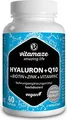 Produktbild: HYALURONSÄURE 200 mg hochdos.+Coenzym Q10 vegan 60 St