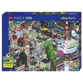 Produktbild: 4001689299156 Puzzle Heye 1000 elementów. Pixorama. Berlin Quest Heye
