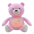 Produktbild: Chicco First Dreams Baby Bär Plüsch-Teddybär, weicher Projektor mit Nachtlicht, Lichteffekten und entspannenden Melodien, Rosa - Kinderspielzeug 0+ Monate