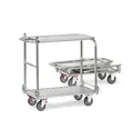 Produktbild: Klappwagen Ladefläche 720x450mm bis 200kg Alu 2 Bügel 2 Ebenen