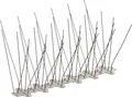 Produktbild: Sarei Taubenschutz Typ 2 Edelstahl 11 x 33,3 cm Vogelschutz Taubenabwehr Spikes