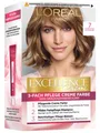 Produktbild: ✅ Loreal Excellence Creme 7 Mittelblond Haarfarbe Pflege 100% Grauabdeckung ✅