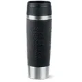 Produktbild: Emsa Thermobecher Travel Mug, Metall, Kunststoff, 0,5 L, lebensmittelecht, 100% dicht, abnehmbarer Deckel, rostfrei, transportabel, Ausgießen per Knopfdruck, geschmacks- und geruchsneutral, Kaffee & Tee, Tassen, Thermobecher