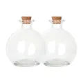 Produktbild: Magic Season Dekorative Glasflaschen mit Korken - 260 ml Trankflaschen (2 Stück)