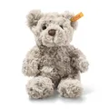 Produktbild: Steiff Soft Cuddly Friends Honey Teddybär hellgrau 18 cm, Teddy aus flauschigem Plüsch, Grau
