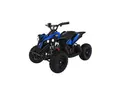 Produktbild: Elektro-Kinderquad Reneblade, Mini-Quad mit 1000 Watt, Federung, Scheibenbremsen, drosselbar, LEDs (Classic, Schwarz/Blau)