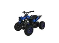 Produktbild: Elektro-Kinderquad Reneblade, Mini-Quad mit 1000 Watt, Federung, Scheibenbremsen, drosselbar, LEDs (Classic, Schwarz/Blau)