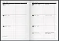Produktbild: BRUNNEN Buchkalender Buchkalender 725 TimeCenter 14,8x20,8cm 1 Woche/2 Seiten Baladek-Einba