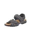 Produktbild: Rieker 25051, Herren Geschlossene Sandalen, Schwarz (schwarz/schwarz), 47 EU (12 UK)