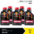 Produktbild: Motul 8100 X-Clean + EFE 0W-30 ACEA A3 MB 229.52 VW Motoröl 5x1 Liter = 5 Liter