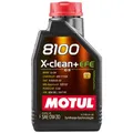 Produktbild: 1 Liter MOTUL Motoröl 8100 X-CLEAN + EFE 0W-30 DE 111676