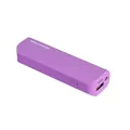 Produktbild: RealPower PB-2600 purple 2600 mAh Powerbank Mobiles Ladegerät LED Zusatzakku USB