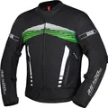 Produktbild: IXS RS-400-ST 3.0 Motorrad Textiljacke, schwarz/weiß/grün, 2XL