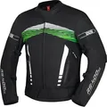 Produktbild: IXS RS-400-ST 3.0 Motorrad Textiljacke, schwarz-weiss-grün, Größe 2XL für Männer