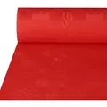 Produktbild: PAPSTAR Papiertischtuch mit Damastprägung 50 m x 1 m rot