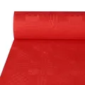 Produktbild: Papiertischdecke Damasttischtuch 50 m x 1 m Damast Tischtuch Tischdecke Papiertischtuch (rot)