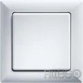 Produktbild: Eltako Funktaster FT55-wg Wandsender 4-Kanal weiß glänzend 55x55mm Aufputz