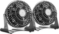 Produktbild: NEU 2er Set Tischventilator für Kühlung Wind Schreibtisch Home Office Gamer Büro