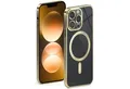 Produktbild: ONEFLOW Handyhülle für iPhone 12 Pro Hülle MagSafe Cover Aura Case Gold, Handy Schutz Hülle Silikon Case Back Cover durchsichtig Schutzhülle