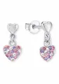 Produktbild: Prinzessin Lillifee Paar Ohrhänger Herzen, mit Preciosa Crystal