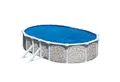 Produktbild: SUMMER FUN Ovalpool Stahlwandpool oval Classic Größe wählbar, 120cm ti (Einzelbecken, 1-tlg), verzinkte Stahlwand