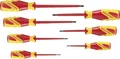 Produktbild: Gedore VDE Schraubendreher-Set 7teilig Schlitz, Kreuzschlitz Phillips