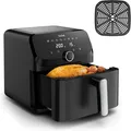 Produktbild: Tefal Easy Fry Mega Heißluftfritteuse 7,5 L AirFryer Schwarz EY8558E0 NEU
