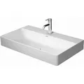 Produktbild: Duravit - Durasquare - Waschtisch 80x47 Cm, Mit 1 Hahnloch, Duraceram, Mit Wondergliss, Alpinweiß 23538000411