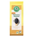 Produktbild: Lebensbaum Schwarz-Kümmel ganz, Bio-Gewürz mit würzigem Aroma & leicht pfeffrigem Geschmack, Nigella für Gemüse-Curry, Fladenbrot & Fisch, vegan, 50g