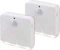 Produktbild: EASYmaxx LED-Sensorlicht - eckig - Mit Bewegungsmelder - 2er-Set - weiß LED Nachtlicht mit Bewegungsmelder Sensor Licht Nachtlampe Batteriebetrieb