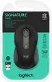 Produktbild: Logitech Signature M650 Kabellose Maus - für kleine bis mittelgroße Hände, 2-Jahres-Batterie, Leise Klicks, Anpassbare Seitentasten, Bluetooth, Kompatibilität mit mehreren Geräten - Graphit