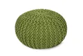 Produktbild: Amagohome Sitzhocker Strickhocker Pouf Ø45 o. 55cm Bodenkissen Sitzpouf XXL Baumwolle recyc