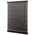 Produktbild: ventanara Jalousie Jalousie Holzjalousie Holz Rollo Plissee Echtholz Lamelle 35mm braun|schwarz 50 cm x 130 cm