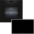 Produktbild: Neff BTX48PIB0 - Backofen & Induktionskochfeld mit 5 Jahre Garantie, B2CCJ7AK3 & T58SHF1L0, Mit Rahmen aufliegend, 80 cm