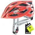 Produktbild: uvex i-vo 3D - Leichter Allround-Helm für Damen und Herren - individuelle Größenanpassung - erweiterbar mit LED-Licht - Grapefruit - 52-57 cm