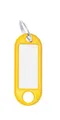 Produktbild: WEDO Schlüsselanhänger WEDO® 262 Schlüsselanhänger mit Ring gelb - 10er P