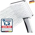 Produktbild: Duschkopf XXL 6 Strahlarten Hochdruck Wassersparend 20 cm Chrom Dusche Zubehör
