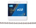 Produktbild: KMC Ebike Kette e10 silver 10-fach Fahrrad  1/2 x 11/128 122 Glieder