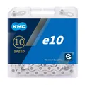 Produktbild: KMC E-Bike Kette e10 10-fach 122 Glieder mit MissingLink Nickel beschichtet