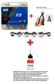 Produktbild: KMC Fahrrad Kette - X9 EPT silber 114 Glieder / Silber