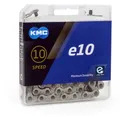 Produktbild: KMC e10 EPT 122 Glieder silber E-Bike 10-fach Kette + Clips