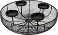 Produktbild: H & S Collection Adventskranz Metallschale schwarz Ø 36 cm
