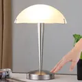 Produktbild: Lindby Tischlampe 'Viola' (Modern) in Weiß aus Metall (1 flammig, E14) - Tischle