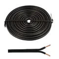 Produktbild: SeKi Lautsprecherkabel Schwarz 2x 4,00mm² – 5 Meter Ring | CCA-Kupfer Boxenkabel für klaren Sound bei HiFi, Heimkino und Car-HiFi mit Polaritätskennzeichnung