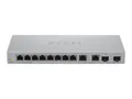 Produktbild: ZyXEL XGS1210-12 - V2 - Switch - managed - 8 x 10/100/1000 + 2 x 100/1000/2.5G + 2 x 1 Gigabit/10 Gigabit SFP+ (Uplink) (XGS1210-12-ZZ0102F)